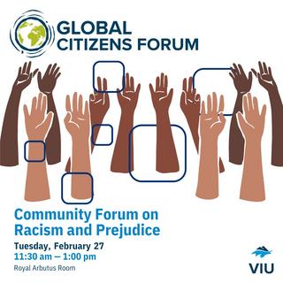 Flyer promoting Feb 27 Global Citizens Forum.
