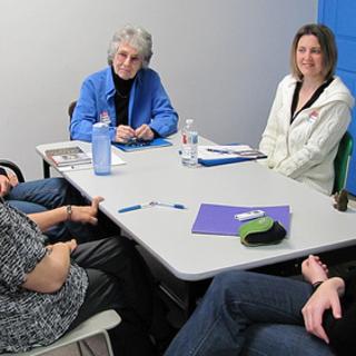 Community Oral History Workshop This workshop was organized by the Department of Anthropology and the Cowichan Valley Museum and Archives. Becka (front, right) was our intern at the Cowichan Valley Museum and Archives.