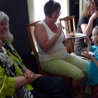 Helene, Colleen, Toni, and Maggie. 